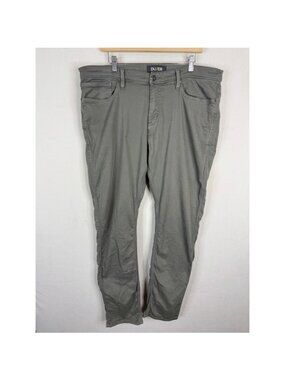 DU/ER N2X Relaxed Taper Performance Pants Mens 38x34 Olive Grey Stretch Chino